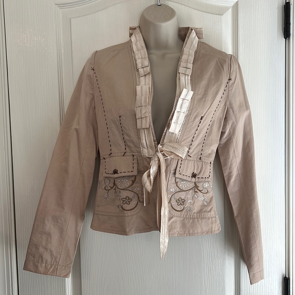 NWOT Ceres Embroidered Jacket